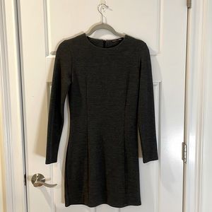 Zara Charcoal Gray Dress. Size: Medium.